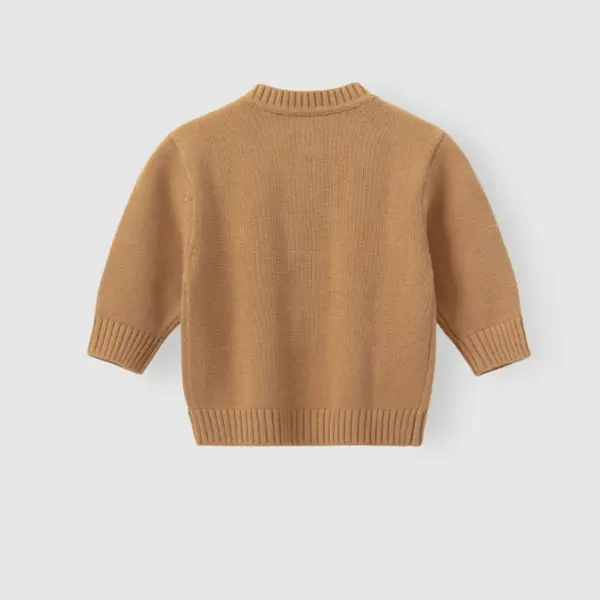 Áo len dệt kim cotton cho bé