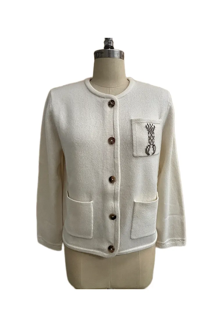 Áo len cardigan nữ crop top